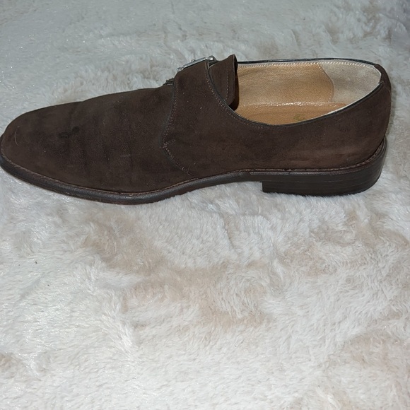 La Curtiembre Monk Strap Suede Dress Shoes - Picture 7 of 10